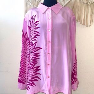 Bob Mackie Silk Blouse Size 3X